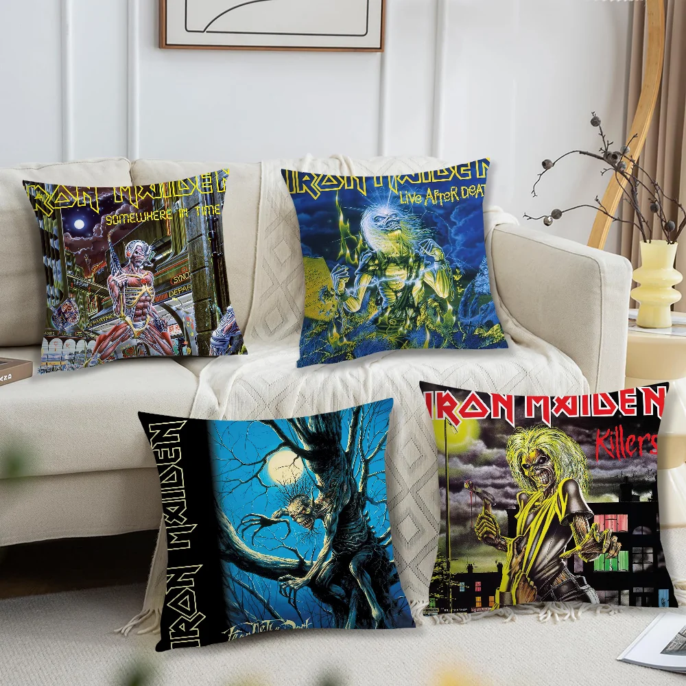 Heavy Rock Band Pillow Case for Living Room