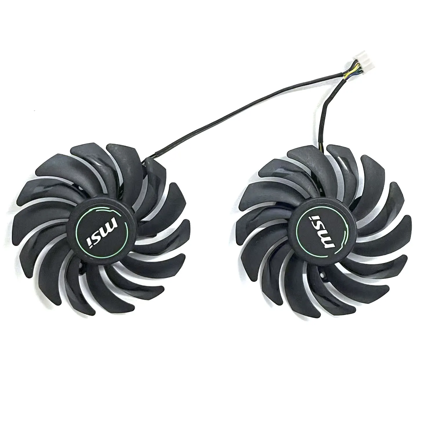 Ventilador de Refrigeração para Msi Geforce Gtx 1660 1660 Super 1660ti Rtx 2060 tx oc dc Pld092110s12hh 4pin 4pin 12v 0.4a Novo 87 mm - Imagem 5