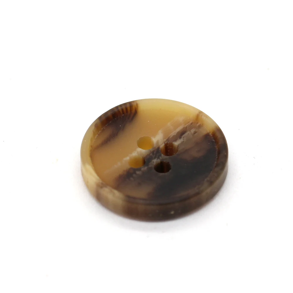 EQUBO 15/18/25/28mm Classical Women Coat Resin Horn Buttons for Clothing Fashion Suit Blazer Windbreaker Sewing Buttons for DIY 6