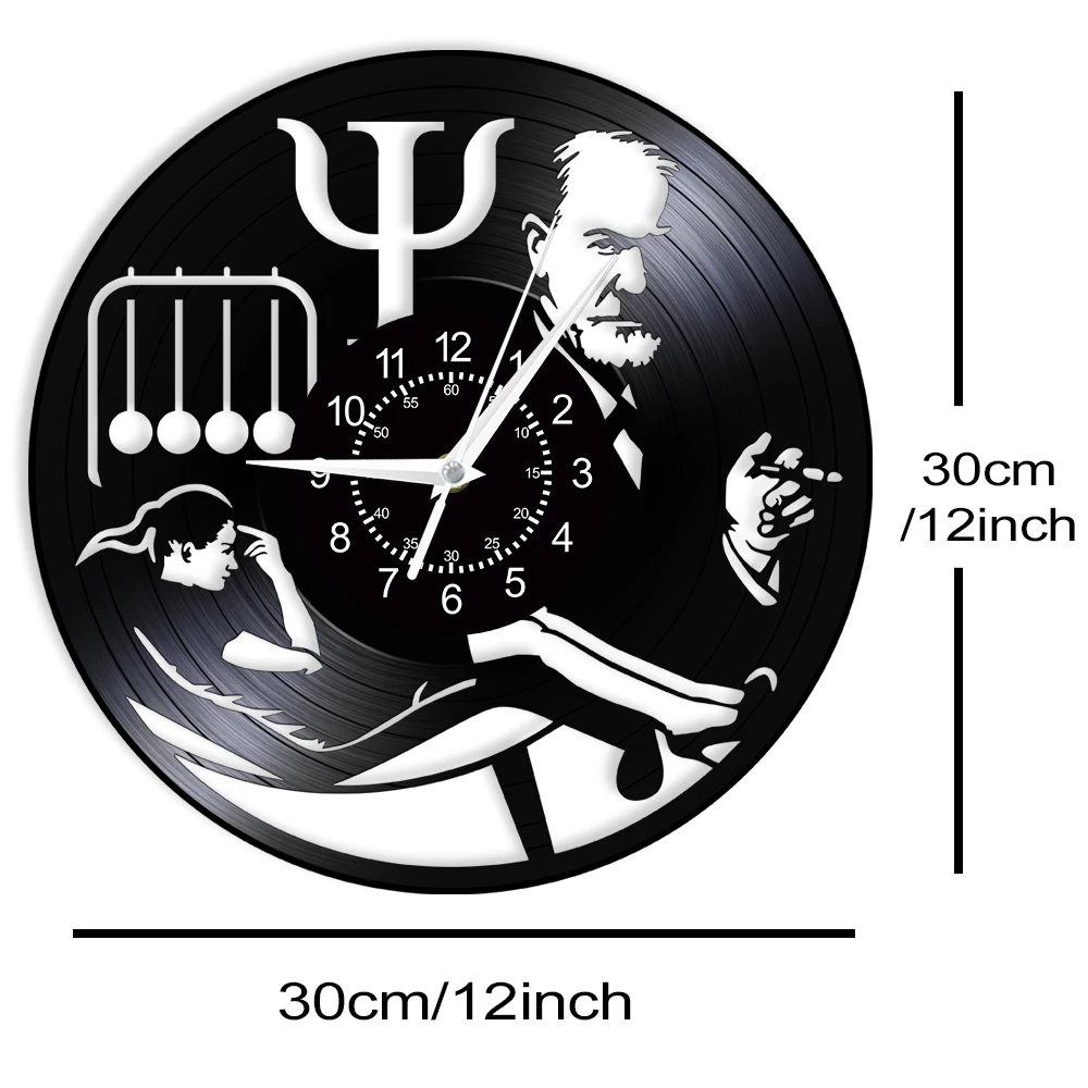 Hypnotist Inspired Vinyl Wall Clock Pressure-dealing EXpert Psychologist Sleeping Helper Hypnosis Tool Creative Wall Watch Decor 3
