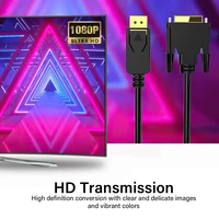 1.8M DisplayPort To HDMI Cable DP Male To Male VGA DVI HDMI Video Audio Cable 4K 1080P For Computer Laptop TV Projector Monitor - Image 4
