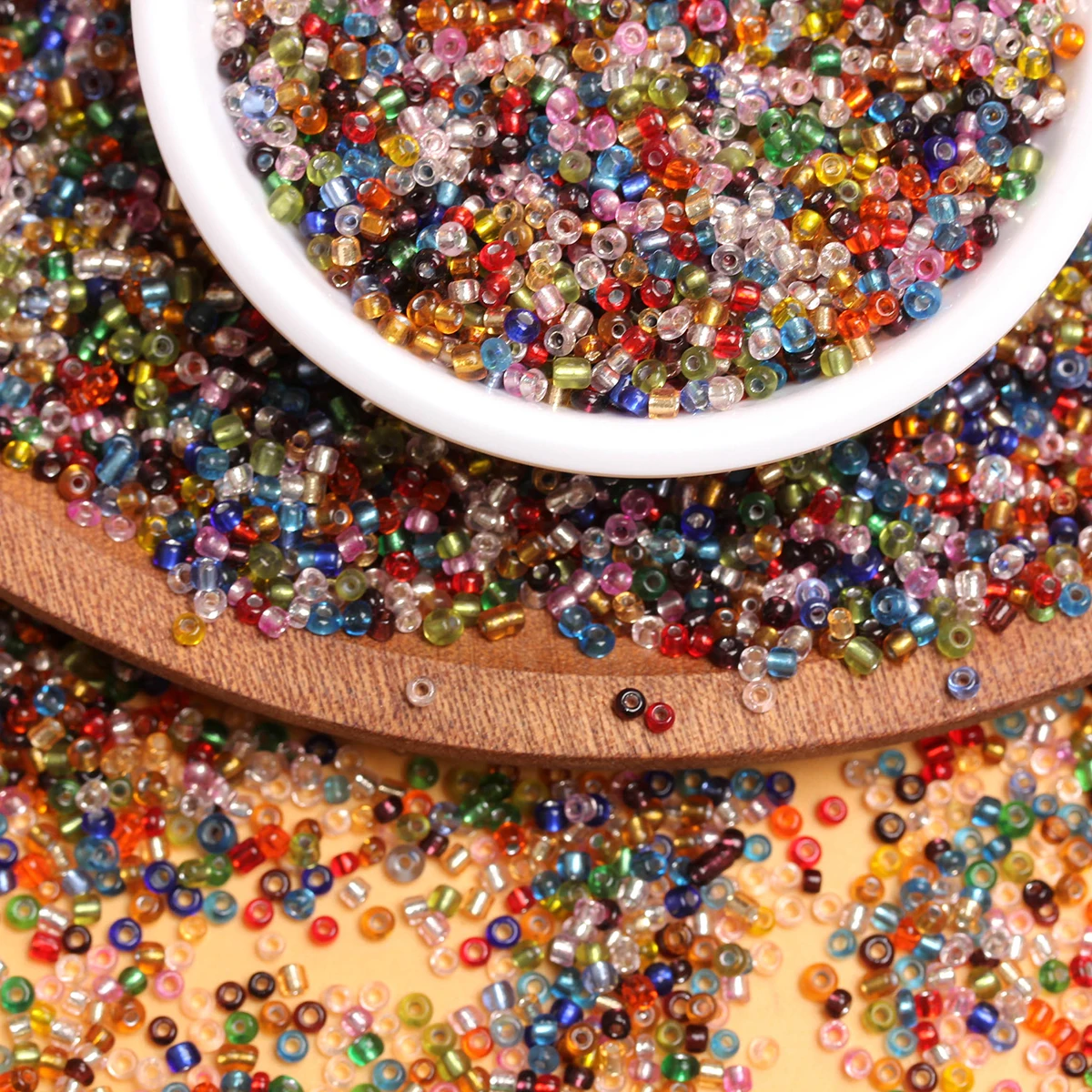 450g/Pack about 2mm Mini Glass Seed Beads For DIY Bracelet Necklace Jewelry Making Wholesale