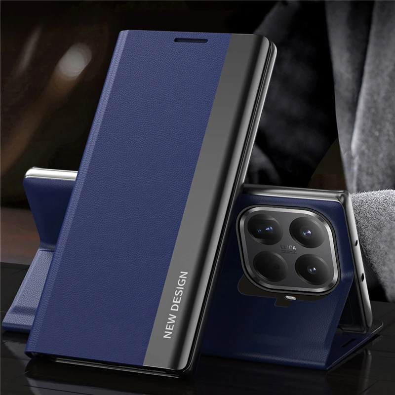 Luxury Shockproof Leather Flip Phone Case Cover