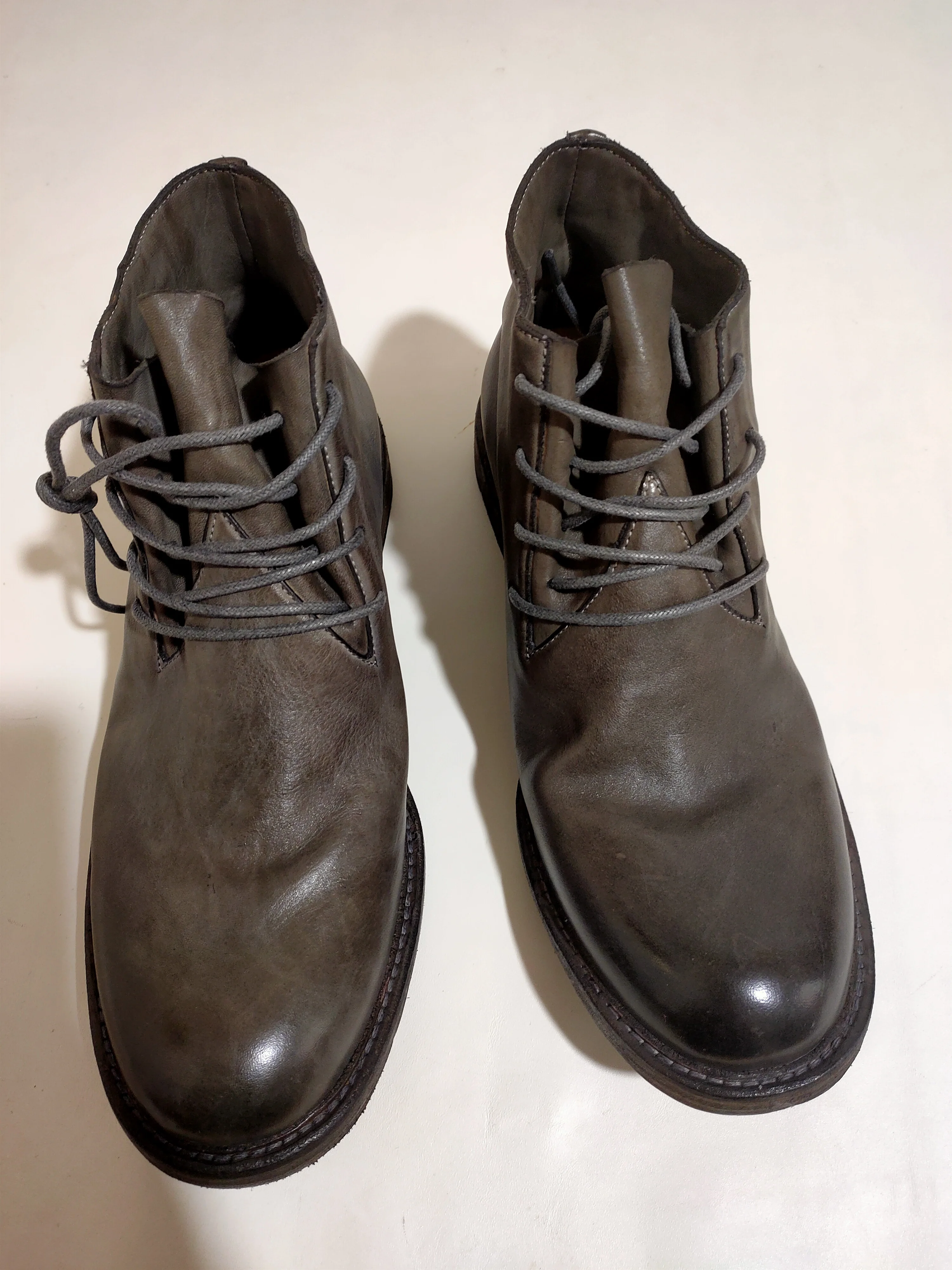 Neue Heavy-duty Gewaschen Herbst Winter männer Arbeitskleidung Stiefel Vintage Stiefel Top Schicht Pferdeleder Outdoor Reise Reiten Schuhe arbeitskleidung – Detail 2