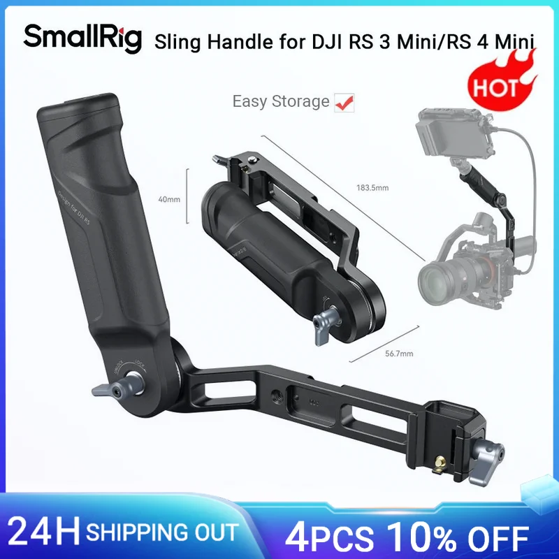 SMALLRIG RS 3 Mini Plastic Lightweight Sling Handgriff, NUR für DJI RS SMALLRIG RS 3 Mini Plastic Lightweight Sling Handgriff, NUR für DJI RS
