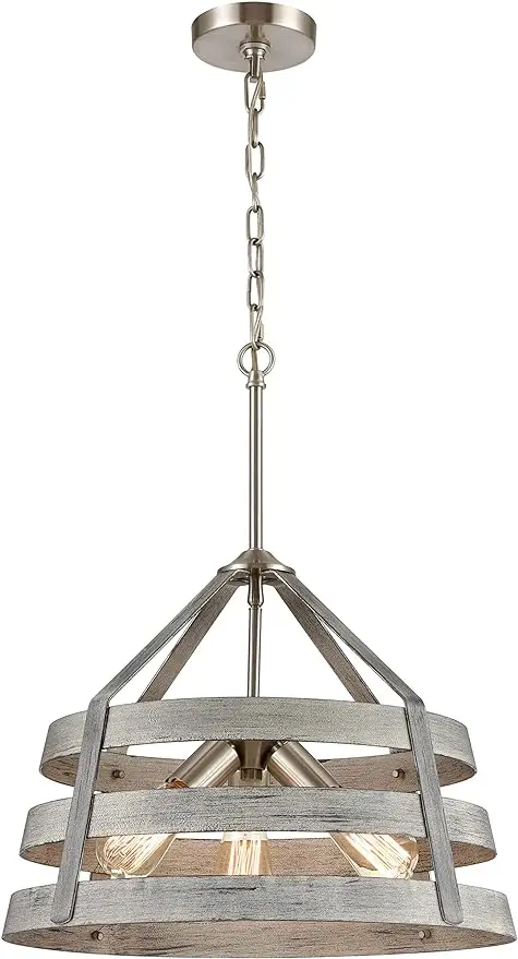

Light Chandelier with Weathered Driftwood Finish lamps for living room chandeliers