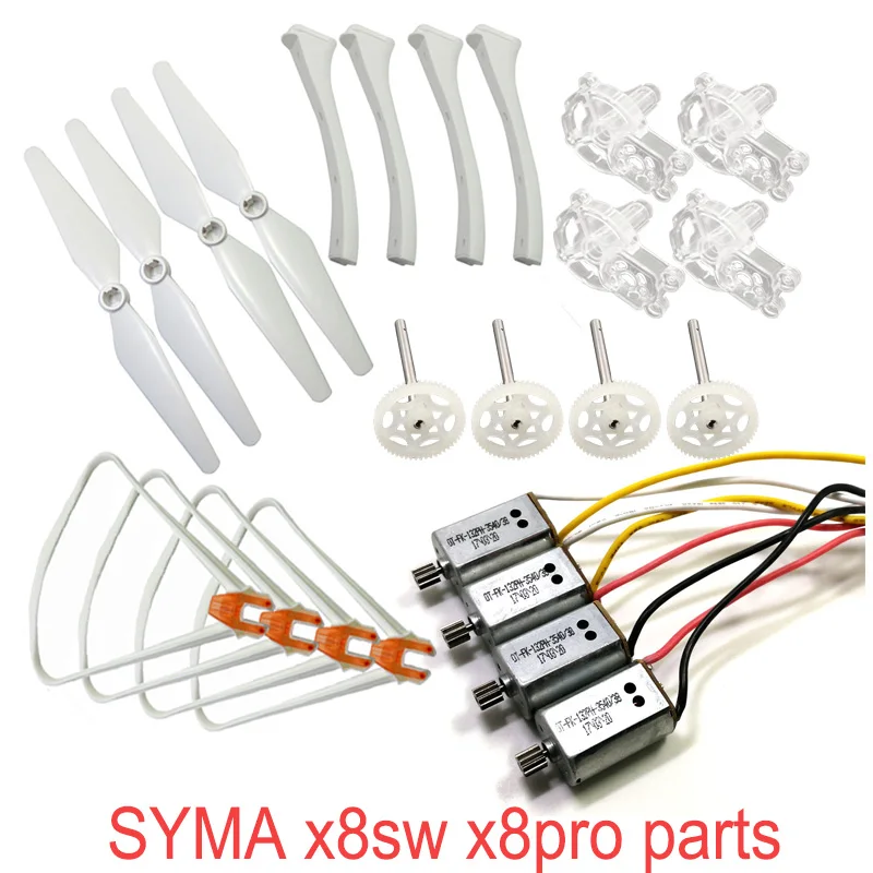 

X8Pro Propeller Blade Landing Skid Main Gear Protection Frame Graud Motor Spare Part for Syma X8SW X8SC RC Quadcopter Accessory