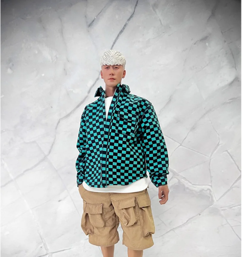 

Модель ретро рубашки в масштабе 1/6 для мужчин 12 дюймов