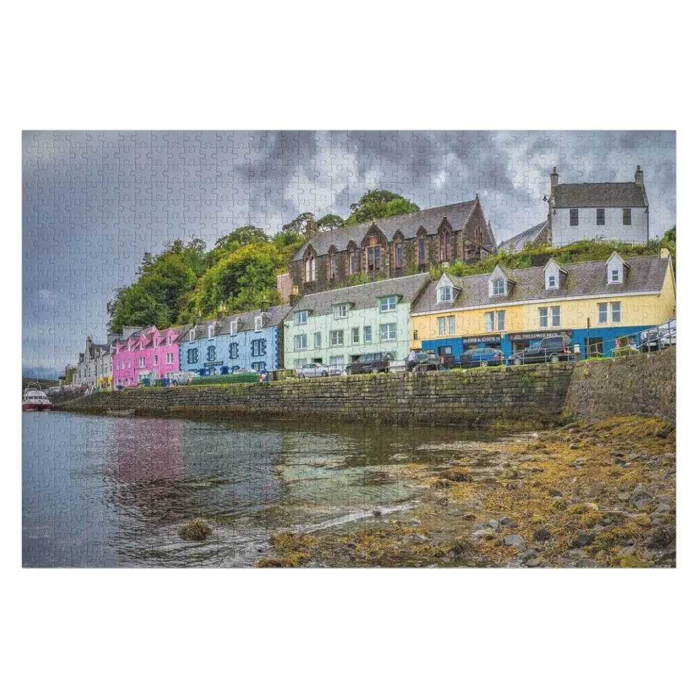 

Portree Harbour, Isle of Skye Jigsaw Puzzle Customized Picture Anime Wooden Name Puzzle