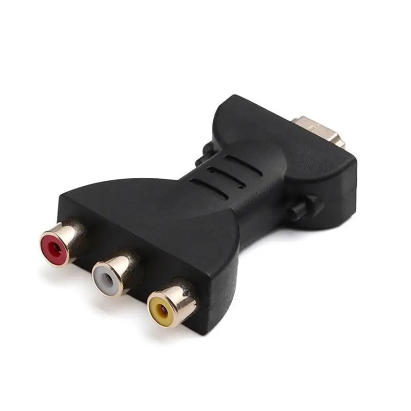 HDMI to 3RCA Gold Plated Converter for TV Audio Video