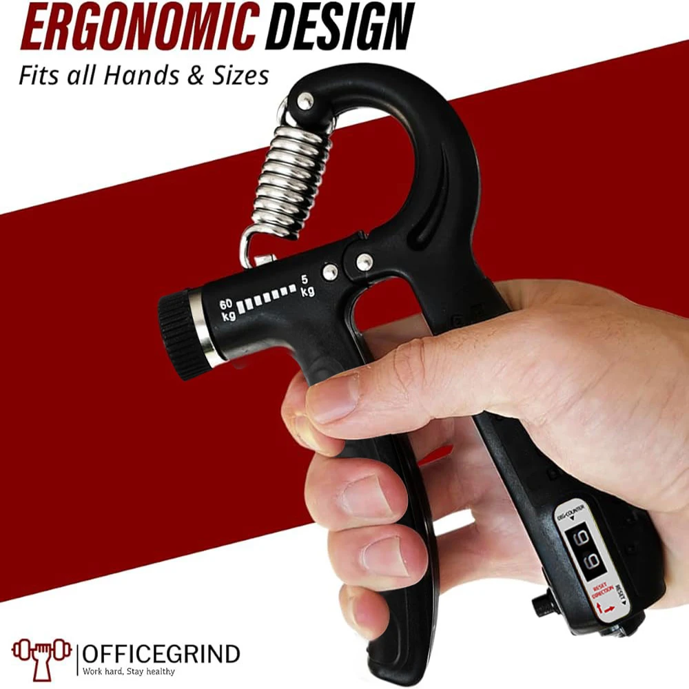 Hand Grip Strengthener Grip Strength Trainer Adjustable Resistance Forearm Strengthener Perfect for Musicians Athletes hand strengthener hand grip trainers hand grip exerciser hand trainer hand exerciser forearm exerciser