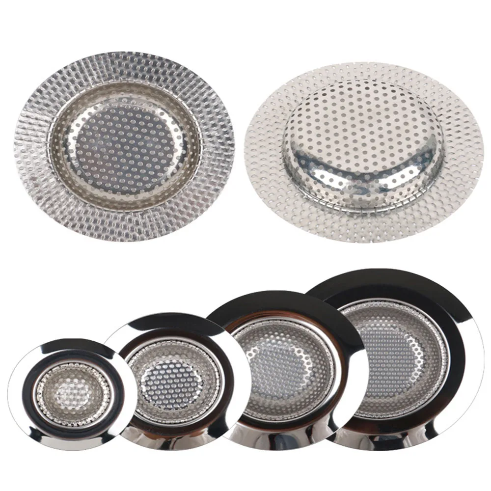 Sink Filter Sink Strainer Shower Drain Catcher Hair Drain Catcher Hair Drain Filter Floor Drain Hair Filter Floor Drain Hair Catcher Drain Hair Catcher Floor Drain Cover Silicone Floor Drain Cover Floor Drain Filter Stainless steel Kitchen Water Sink Filter Sink Mesh Strainer Kitchen Tool Bathroom Floor Drain Cover Shower Hair Catche Stopper