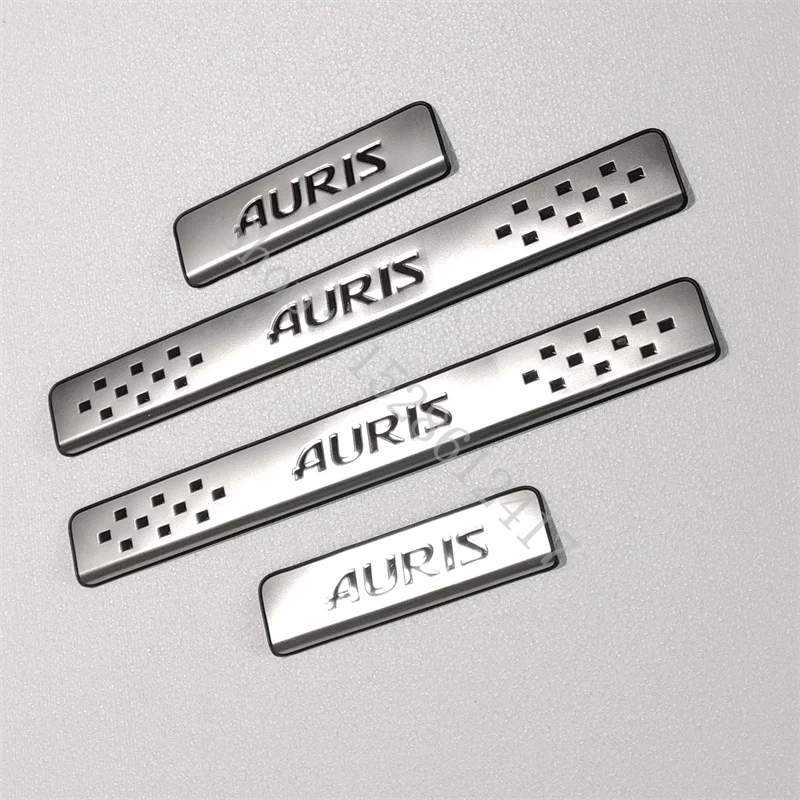 for Toyota Auris E150 E180 2010~ stainless steel Door sill scuff plates thresholds protector car Accessories Welcome Pedal car accessories