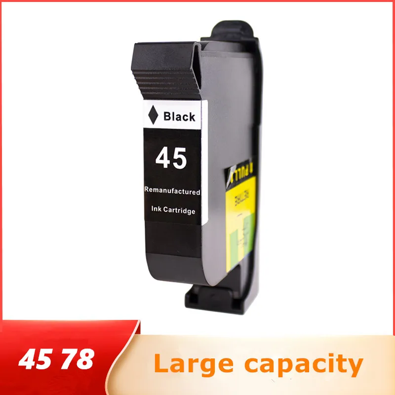 

Black Compatible ink cartridges For HP 45 78 deskjet 1220c 3820 3822 6122 6127 930c 932c 940c 950c printers For HP45 For HP78