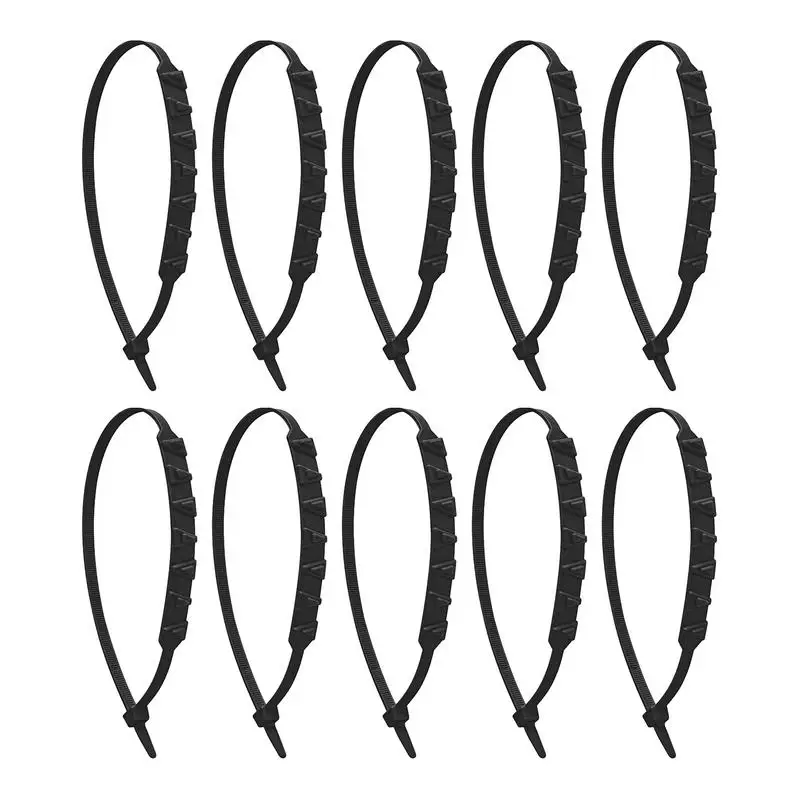 

Snow Chains For Car Tires 10PCS Anti Skid Tire Chains Set Zip Universal Tire Cable Belts Tire Snow Mud Chains Electric Bikes
