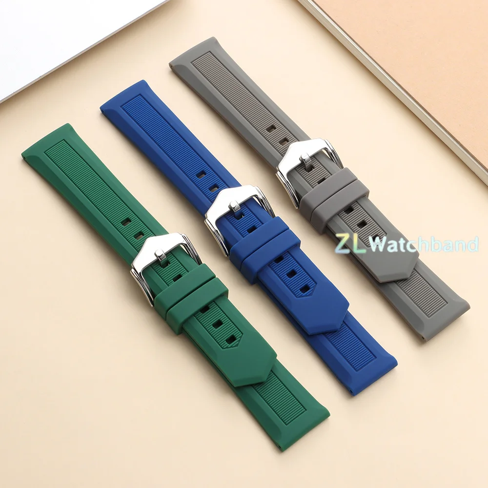 Versatile Silicone Sport Watch Strap - Waterproof Rubber Band
