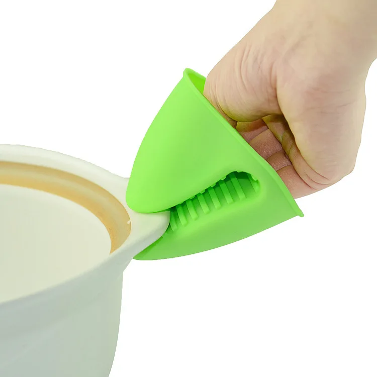 Oven Mitts Silicone Heat Resistant Pinch Mitts Cooking Pinch Grips Pot Holder Potholder for Kitchen Non-slip Glove Shark Clips silicone oven mitts kitchen gloves silicone oven gloves cotton pot holders
