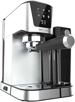 Cecotec Cafetera Semiautomática Power Espresso 20 Crema, 20 Bar, Calentamiento por Thermoblock, Apta para Café molido, Espress 1