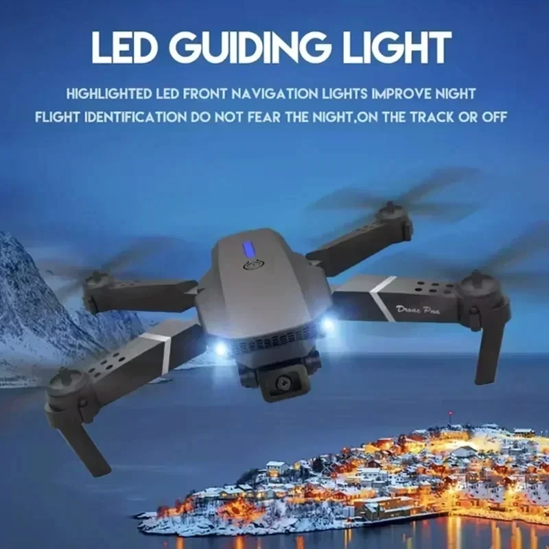 2025 NEW E88 Pro WiFi FPV Drone Wide Angle HD 4K 1080P Camera Height Hold RC Foldable Quadcopter Helicopter Toys Gift New