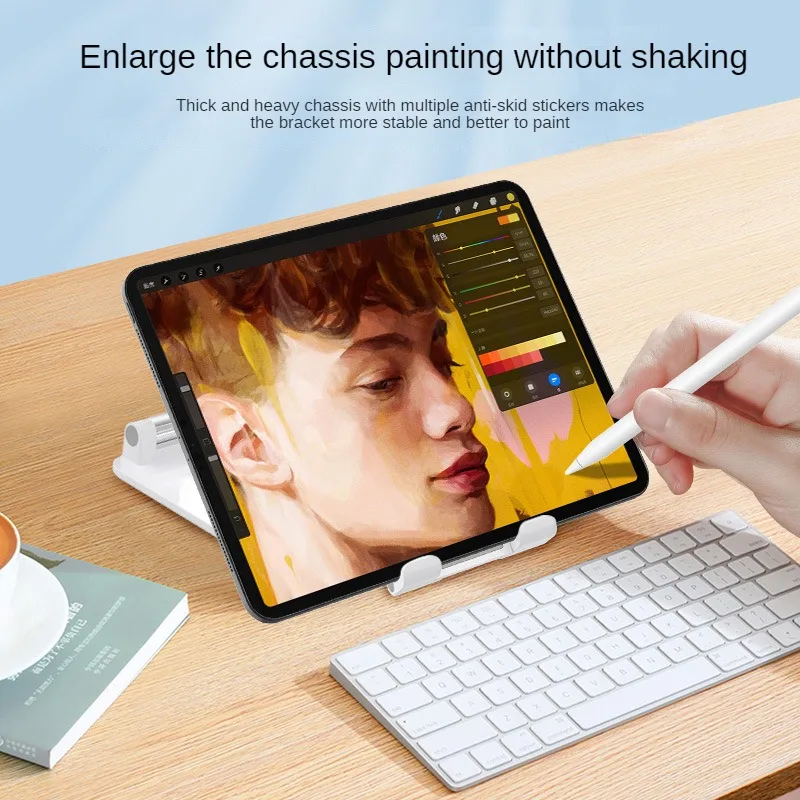 

Portable Folding Bracket for Desktop and Mobile Pad