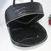 New Brand alligator Genuine Leather Men Backpacks Real Natural Leather Student Backpack Boy Luxury Business Laptop School Bag 4