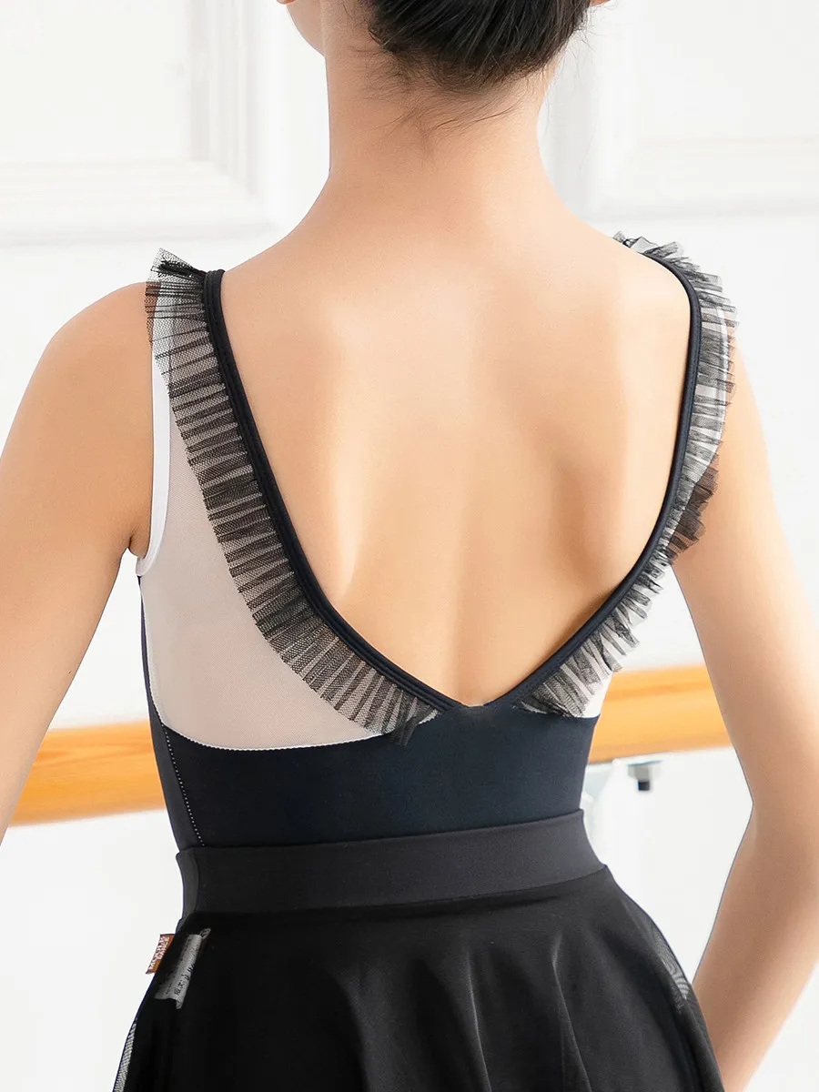 

Children's Dance Clothes Backless Ballet Leotards For Girls Gymnastics Mesh Ballet Practice Clothes Professional Dance Wear