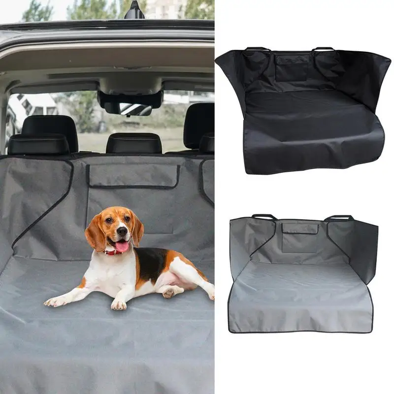 

Коврик для собак, заднее сиденье, водонепроницаемое защитное покрытие для заднего сиденья для маленьких, средних и больших собак, 600D, ткань Оксфорд, для путешествий в автомобиле