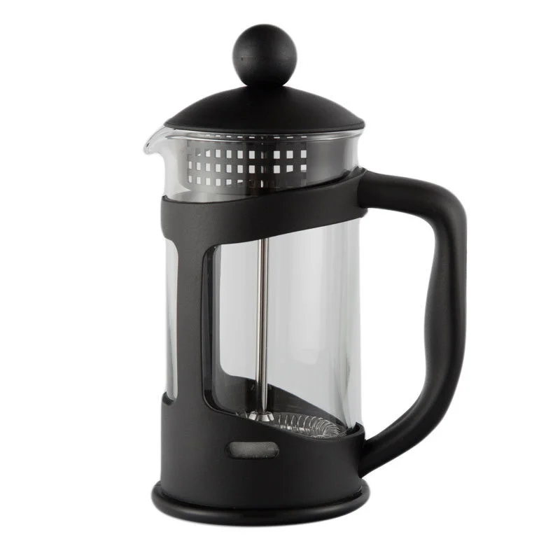 Creative French Press Coffee Pot Bottle Household Filter Presses Glass Make Tea Hand Punching