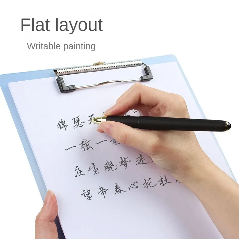 A5 Clipboard Folder Writing Pad Holder Memo Clip Board File Clip Writing Clamps Kids Cute Stationery Office School Supplies