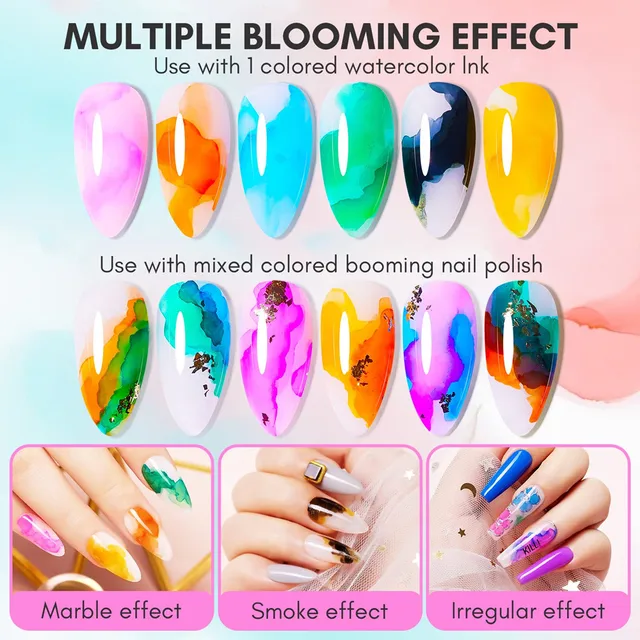 Blossom Marble Gel Polish