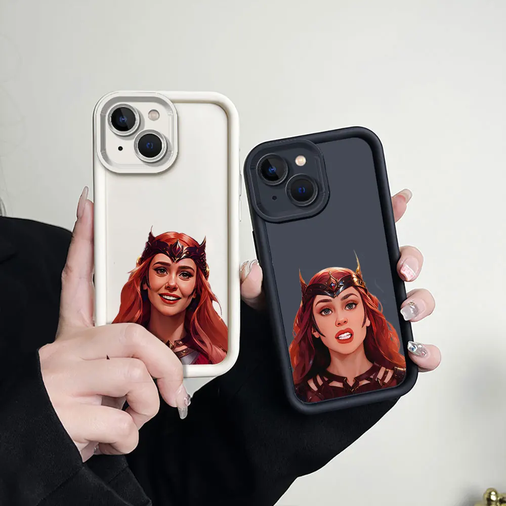 Marvel Wanda Scarlet Witch Phone Case For iPhone 15 14 13 12
