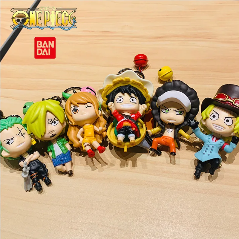 

Classic Anime One-piece Six Types Car Keychain Cute Cartoon Doll Boy Fashion Gift Home Decoration