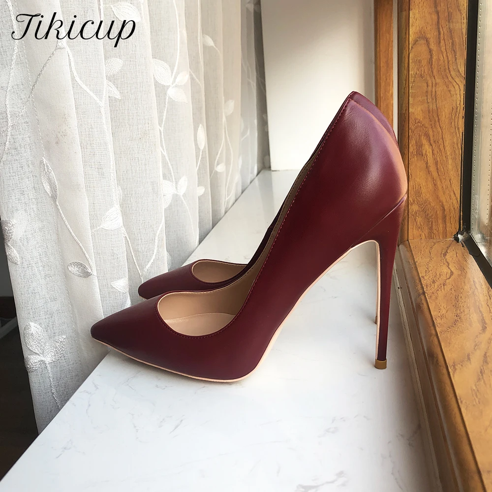 Adhara Burgundy · Charlotte Luxury High Heels Shoes · Ada de Angela Shoes