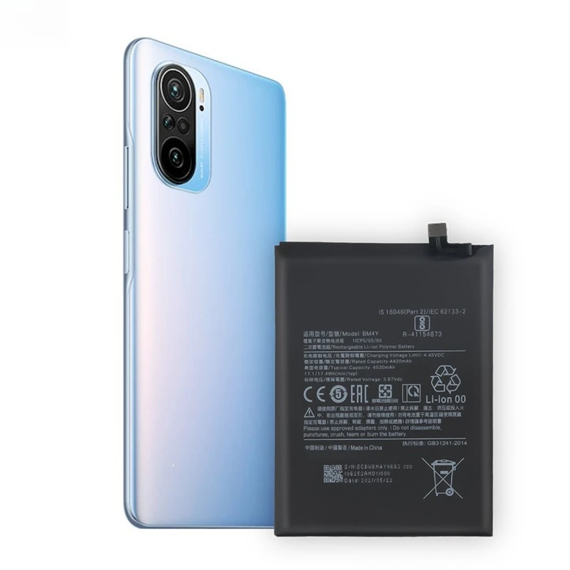 BM4Y 3.87V 4520mAh for Fits Poco F3 Redmi K40 Pro K40Pro Mobile Phone Battery w