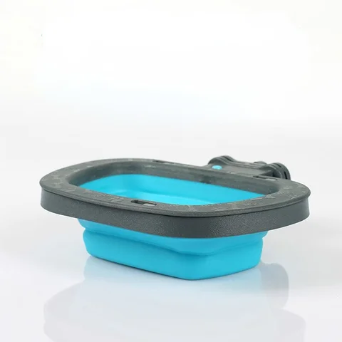 

Pet Folding Outdoor Drinking Bowl Portable Dog Bowl Drinking Basin Dual-Purpose Travel Silicone Double Bowl
