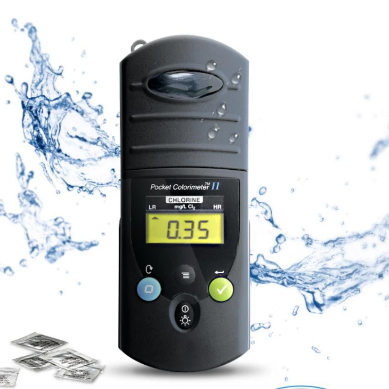 

Pocket Portable Colorimeter Residual Chlorine Total Chlorine Chlorine Dioxide Water Quality Detector Package
