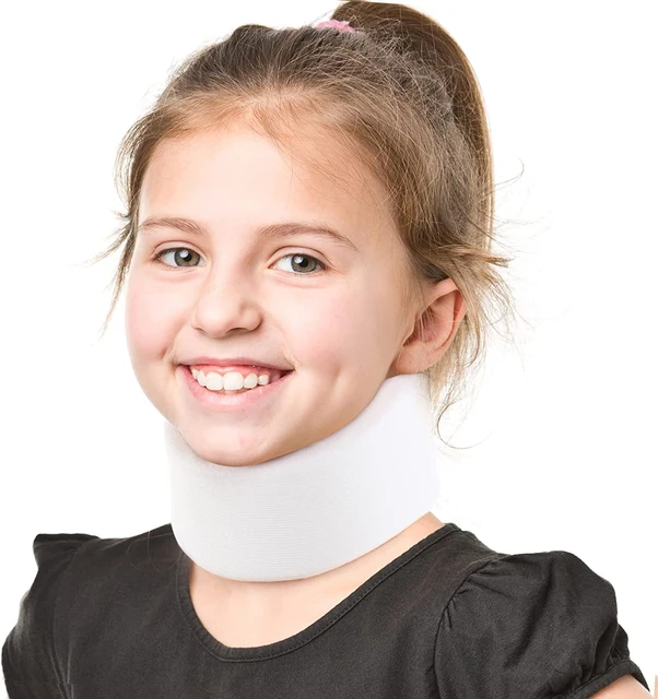 HKJD Kids Neck Brace for Neck Pain and Support - Soft Foam Pediatric Cervical  Collar for Sleeping - Adjustable Youth Neck Suppor - AliExpress
