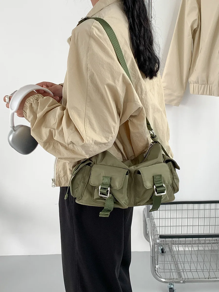 

Дизайнерские роскошные сумки на плечо Miduem, универсальные женские сумки с несколькими карманами, нейлоновая модная дорожная Повседневная сумка через плечо