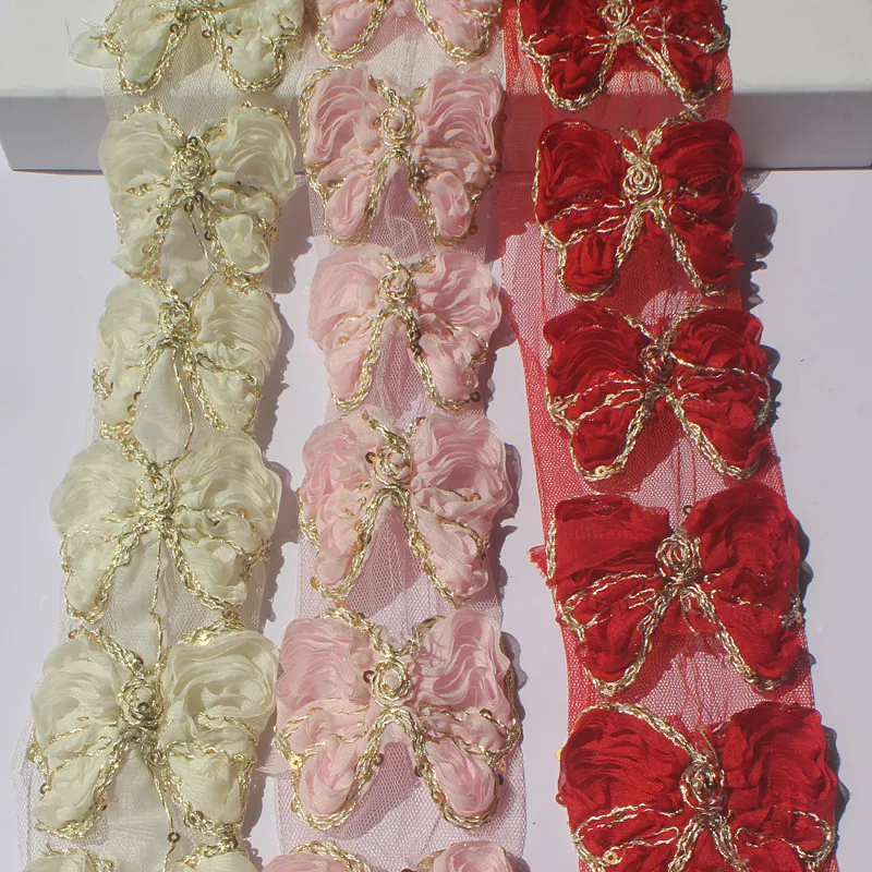 20pcs/lot Unique Chiffon Butterfly Bow for DIY Making Baby Girls Shirts Clothes Romper Hair Accessories Kids Hair Bows