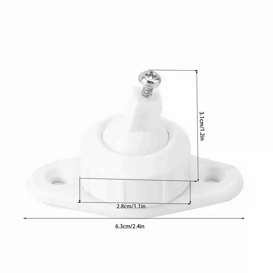 Staffa Montaggio Allarme PIR - Supporto Anticorrosione In PC Per Sensori Di Sicurezza