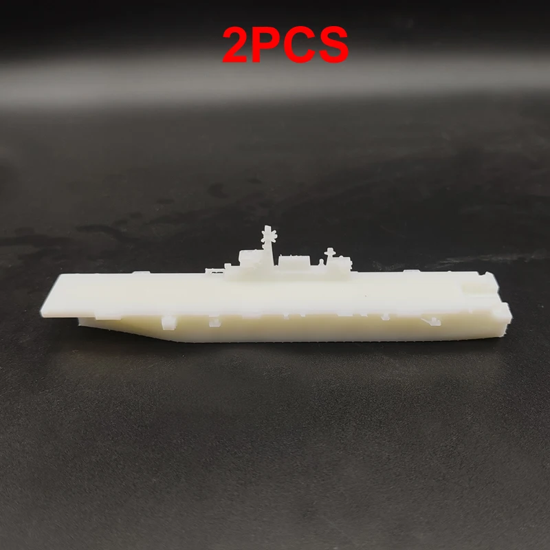 2PCS Resin Model Type 075 Landing Helicopter Dock Hainan Ship 1/2000 1/ ...