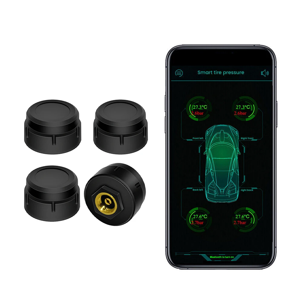 

Система контроля давления в шинах, совместимая с TPMS, с 4 внешними датчиками