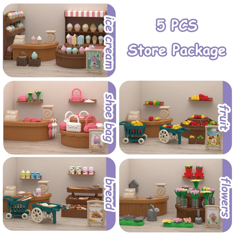 Speedy Monkey Set Arredo Soggiorno Per Casa Delle Bambole – Mobili In Legno Con Coniglietto – Gioco Finto Fattoria