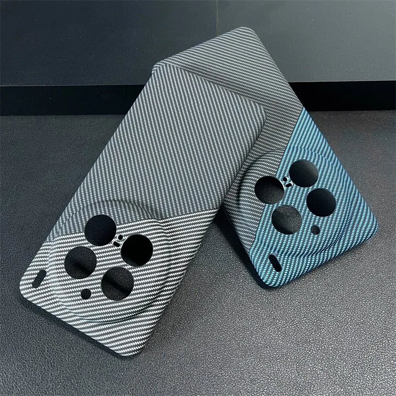 Slim Carbon Fibre Protective Phone Case - Hard PC Back Cover