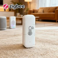 Zigbee Temperature And Humidity Sensor App Remote Monitor Indoor Thermometer Hygrometer Smart Home Works With Zigbee Gateway