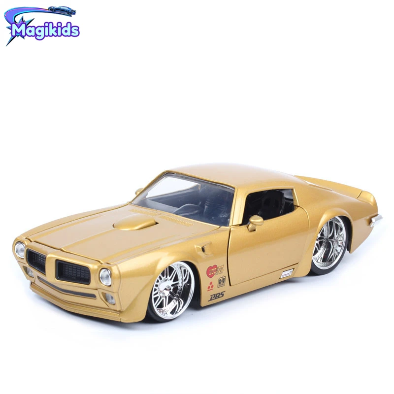 

1:24 Fast & Furious 1972 Pontiac Firebird Muscle sports car Simulation Diecast Car Metal Alloy Model Car Gift Collection J95