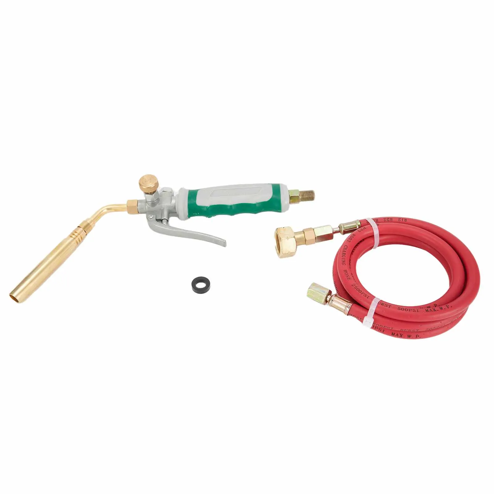 

Tool Welding Torch Outdoor Convenient Copper Adjustment Switch Brass Flamethrower For Soldering With 63inch Hose