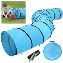 

Big Pet Tunnel Collapsible Cat Tunnels Outdoor Cats Tent Play Tube Toy Indoor Foldable Dog Training Toy Tubes Large Cats Dogs