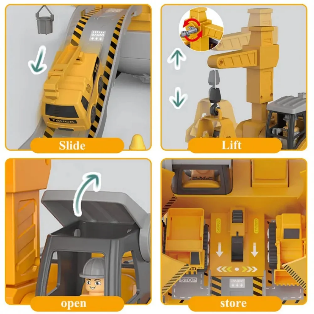 DIY Kids Engineering Vehicle Electric Drill Tool Toys Match Children Educational Assembled Sets Tools For Boys Nut Building Gift