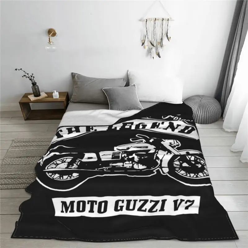 Moto Guzzi V7 Ŭ���� �ڵ��� ��Ƽ�� ���, �β��� ���� Ŀ�� ħ�� ���� ķ�� ���